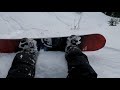 The get away. Snowboarding