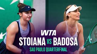 Mary Stoiana vs. Paula Badosa | 2026 Sao Paulo Quarterfinal | WTA Match Highlights