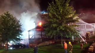 House fire in Hamburg