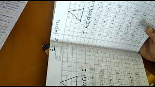 spelling of Rectangle by drawing shape