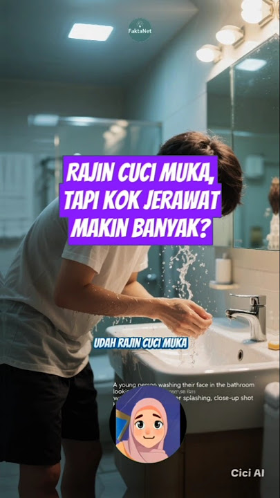 CUCI MUKA MALAH JERAWATAN? INI PENYEBABNYA!🥺 #shorts #shortvideo #cucimuka #jerawat