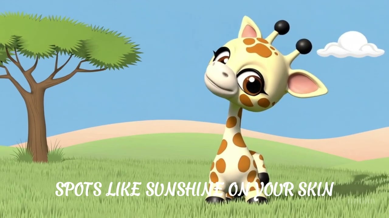Little Giraffe Tall 🦒 | Fun Safari Song for Kids | Giggle & Sing