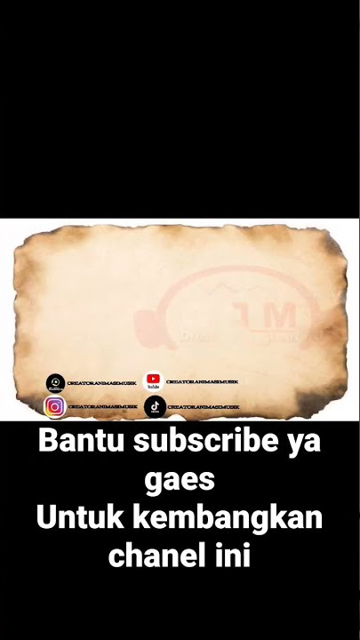 ' ADA UNTUKMU '-- Tyok Satrio -- creator animasi musik #shorts