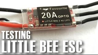 20Amp Little Bee ESC vs SN20A