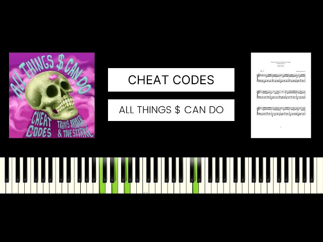 Cheat Codes - All Things $ Can Do (feat. Travis Barker u0026 Tove Styrke) BEST PIANO TUTORIAL u0026 COVER class=