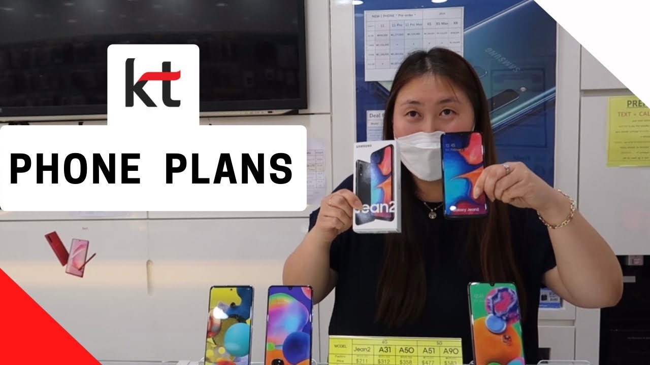 Korean Phone Plan Sales Pitch - KT Off Post Options