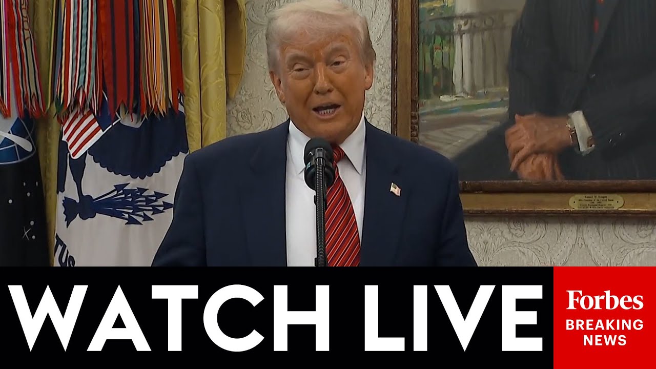 WATCH LIVE: President Trump Holds Swearing-In Ceremony In Oval Office