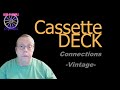 Beginners guide  vintage amplifier  to cassette connections  setup