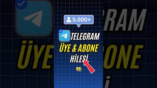 Telegram Taki̇pçi̇ Üye & Abone Hi̇lesi̇ Nasil Yapilir? - Telegram Grupk Üye Abone Arttirma Hi̇lesi̇