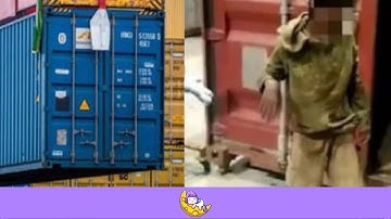 Chơi trốn tìm trong container, cậu bé bị đưa tới quốc gia khác