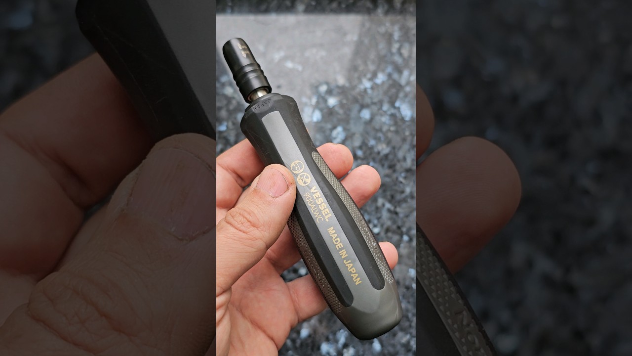 Японская отвёртка Vessel Megadora и совместимость с битами.