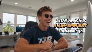 DAY 6 on TJR ISLAND! LIVE 9AM–5PM EST 🔥 | Kick.com/TJR