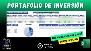 Como controlar tu PORTAFOLIO de INVERSIONES en EXCEL screenshot 2
