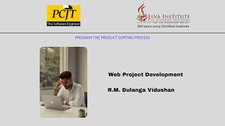 Program the product sorting process