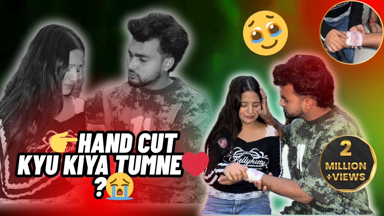 HAND CUT KAR LIYE MENE😭!! ANJALI KA HUA BURA HAAL RO KAR😭!! FULL VIDEO 4K