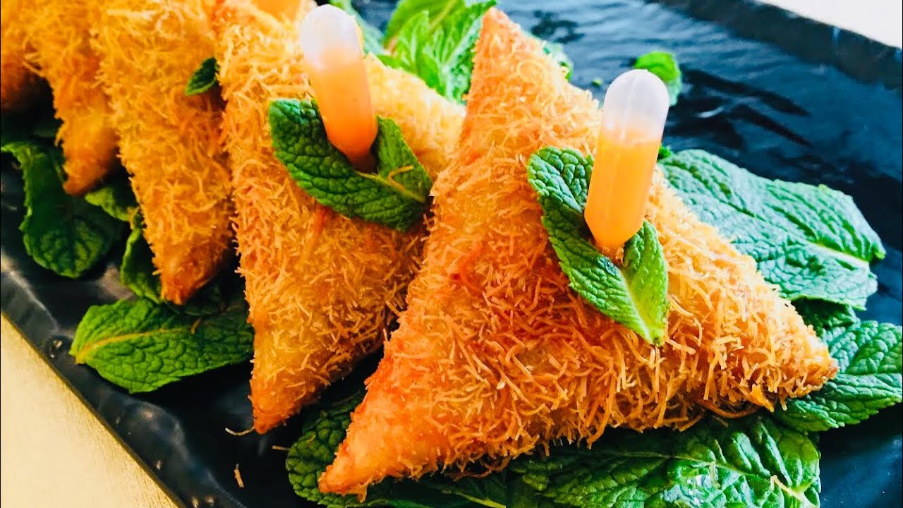 بريوات الكفتة بالكنافة بواحد التتبيلة مميزه شكل جديد و مذاق لذيذ و القرمشة يا سلام جربوهم و ردو عليا