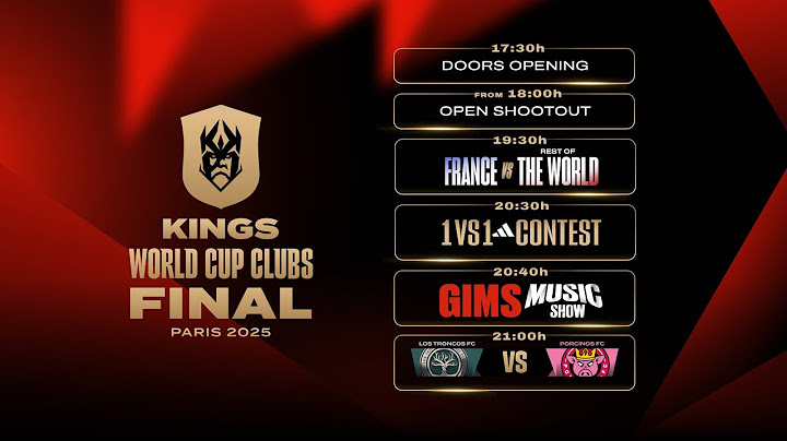 🇬🇧👑 KINGS WORLD CUP CLUBS | Final