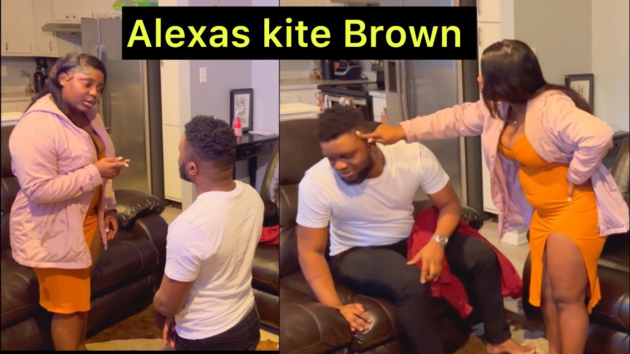 Zen pete Alexas kite ak Brown paske Brown tronpel (prank)