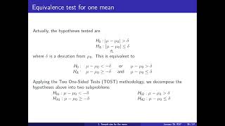 Sample size 06. Means: equivalence tests