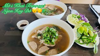 Hôm Nay Mình đi ăn Thử Nhà Hàng Tran Kitchen Mới Khai Trường Có Ngon Không TP Folsom Cali USA!
