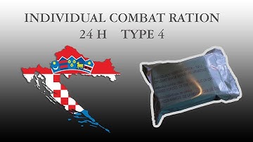 CROATIAN INDIVIDUAL 24H COMBAT RATION TYPE 4 Individualni Borbeni Obrok UNBOXING