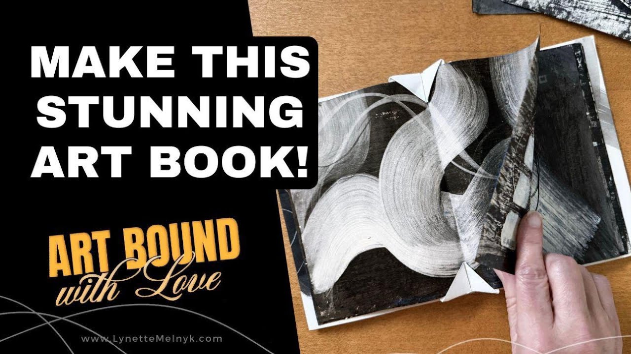 How to Make a Crown Book | DIY Art Book for Paintings on Paper