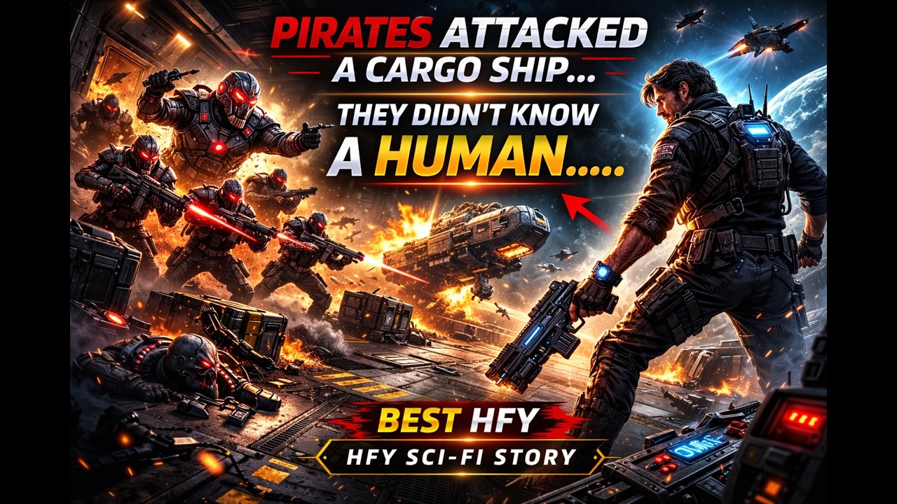 Pirates Attacked a Cargo Ship… They Didn’t Know a Human..... | Best HFY  | HFY SCI-FI Story