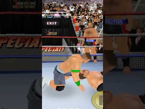 John Cena Attitude Adjustment to Kane || Wrestling Revolution 3D #shorts