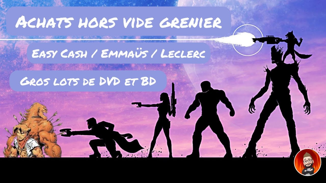 #71 - ACHATS HORS VIDE GRENIER - Gros lots de DVD et BD à un super prix !!!😱