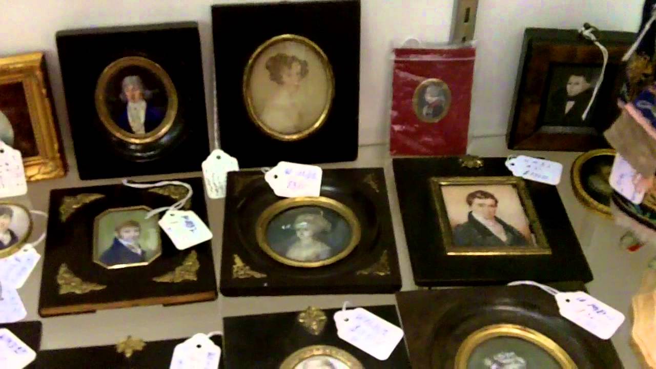 Antique Miniature Paintings from our art gallery at Gannon's Antiques & Art