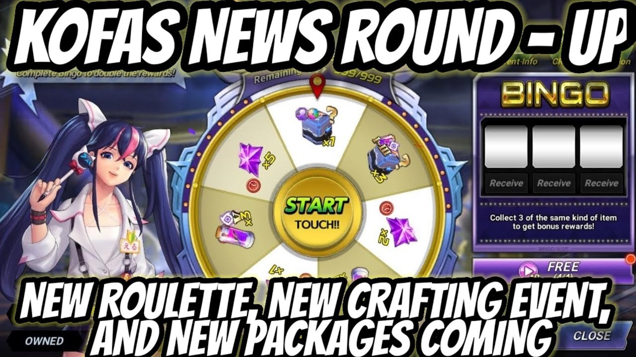 KoFAS News Round - Up: New Roulette & Crafting Event Coming, and Some Interesting New Packages