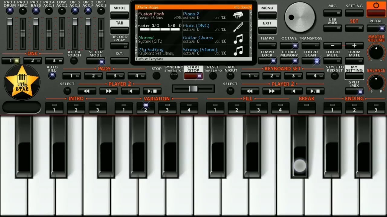Shape Of You - Instrumental on mobile ORG 2019 by Piano STAR