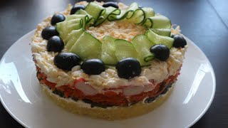 🥗БЕСПОДОБНО ВКУСНЫЙ САЛАТ НА ПРАЗДНИЧНЫЙ СТОЛ Delicious salad on the holiday table