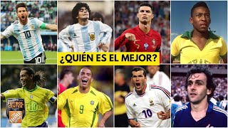 MESSI, MARADONA, PELÉ, CRISTIANO RONALDO. Hacemos el top 3 de MEJORES futbolistas | Futbol Center