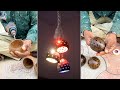 Coconut Shell Craft Ideas - Amazing Wall Hanging Light #diy #coconutshell #wallhanging #light