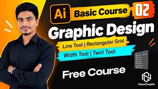Graphic Design Basics Tutorial || Line, Rectangular Grid, Width Tool