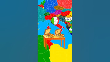 Italy selling pizza part 2 #countryballs #worldprovinces #shorts #nutshell