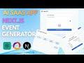 Build an AI SaaS Event App with Next.js | Typescript | AI Agents, Workflows, Clerk & Convex