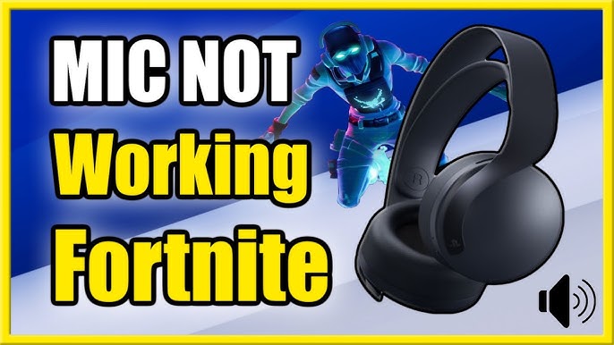 How to Fix Your Fortnite Mic Not working on PS4 (Best Method) - YouTube