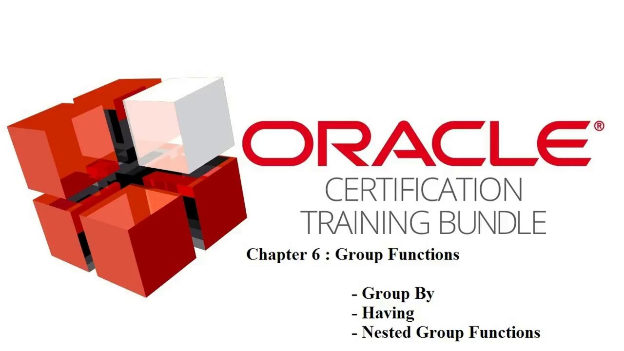 Chapter 6 SQL Group Functions - YouTube