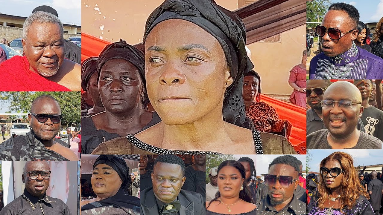Evan Diana Asamoah’s Mum Funeral See Bawumia And All