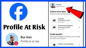 Facebook Profile Is At Risk Problem | Facebook Profile At Risk Problem