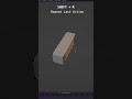5 Shortcuts you need to know when you start Blender #3dmodeling #blender3d #3dart #tutorial #3d