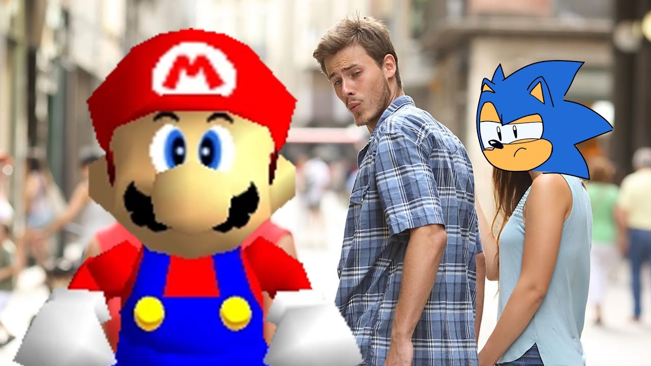Can I beat Sonic's game with Mario?