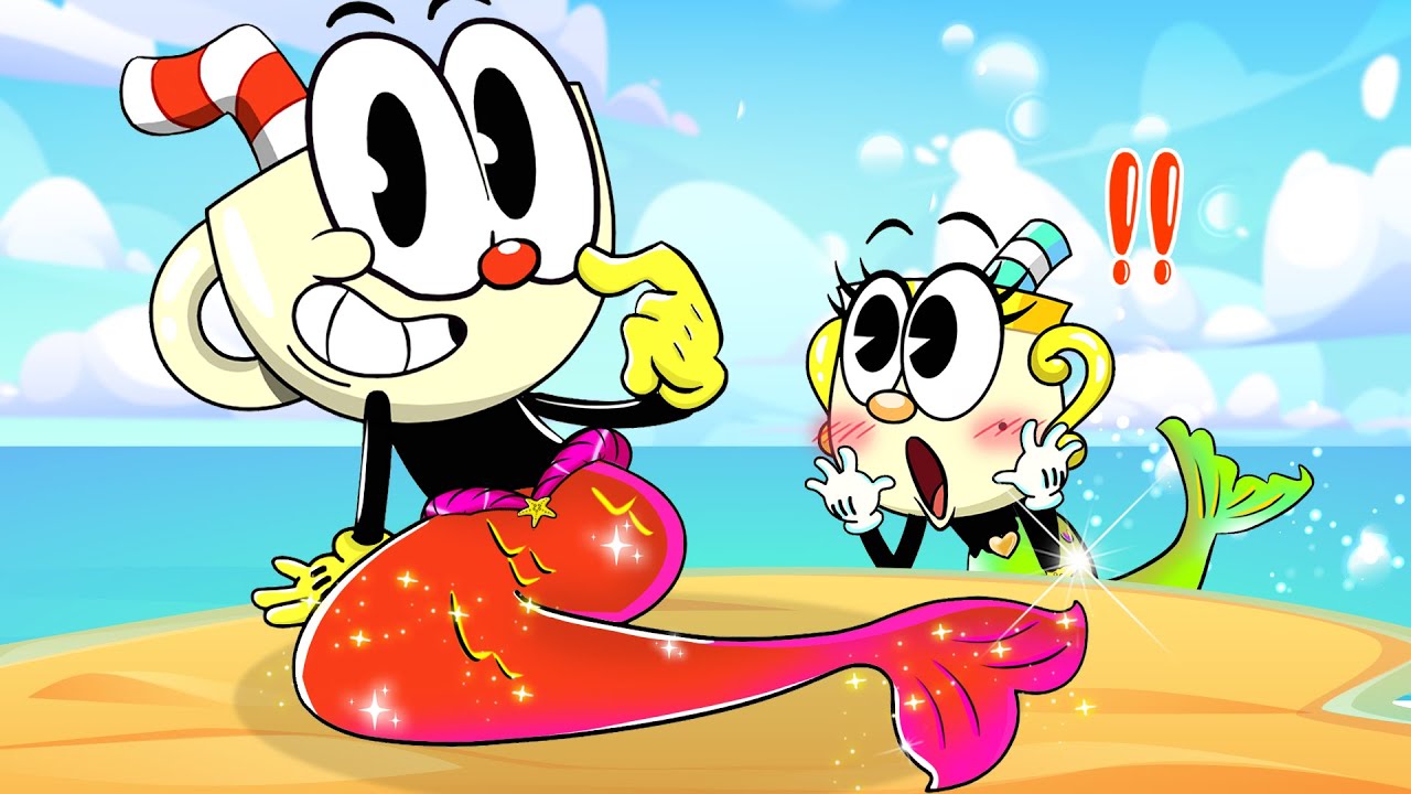 CUPHEAD MERMAID STORY - Cuphead Love Mermaid Chalice | The Cuphead Show Animation