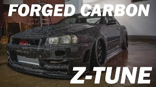 FORGED CARBON FRONT FINISHED | Custom R34 Z-Tune parts