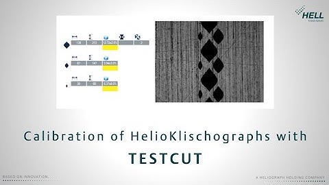 TESTCUT: The calibration process of HelioKlischographs