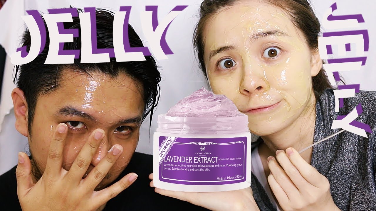 HUSBAND APPLIES JELLY ON HIS FACE \\ 