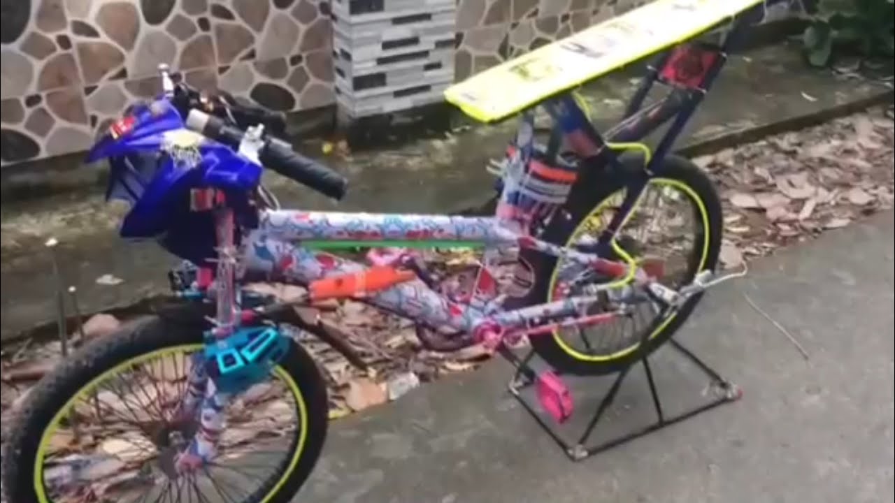 Xe đạp độ drag siêu đẹp - YouTube