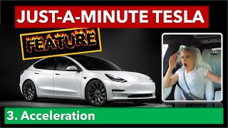 Just A Minute Tesla - Acceleration